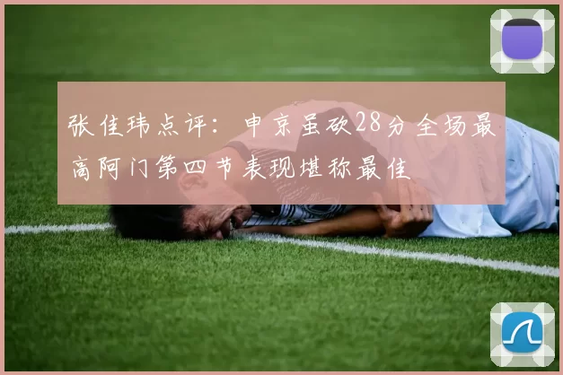 张佳玮点评：申京虽砍28分全场最高阿门第四节表现堪称最佳