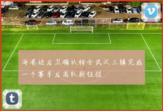 海港边后卫确认转会武汉三镇完成一个赛季后离队新征程